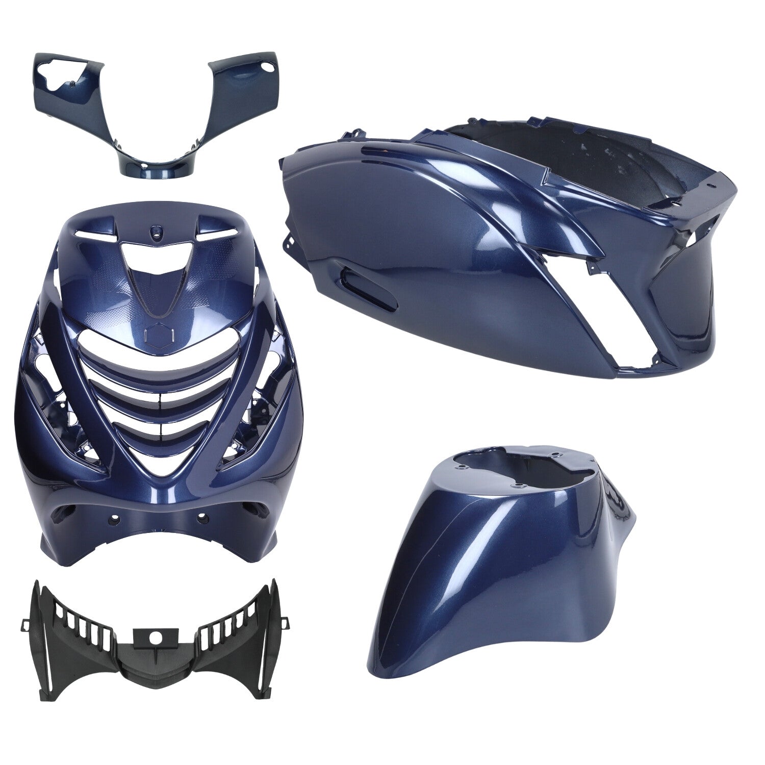 Kappenset DMP SP EVO-1 Midnight Blauw (222) 5-delig Piaggio Zip 2000 / Zip 100 / 125