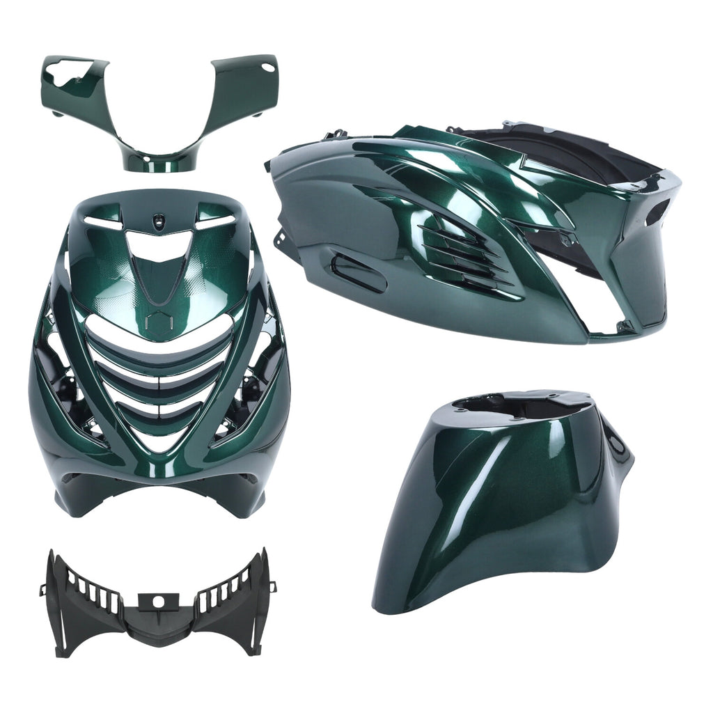 DMP SP RS-1 kappenset 5-delig British Racing Green Piaggio Zip 2000 / Zip 100 / Zip 125