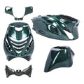 DMP SP RS-1 kappenset 5-delig British Racing Green Piaggio Zip 2000 / Zip 100 / Zip 125