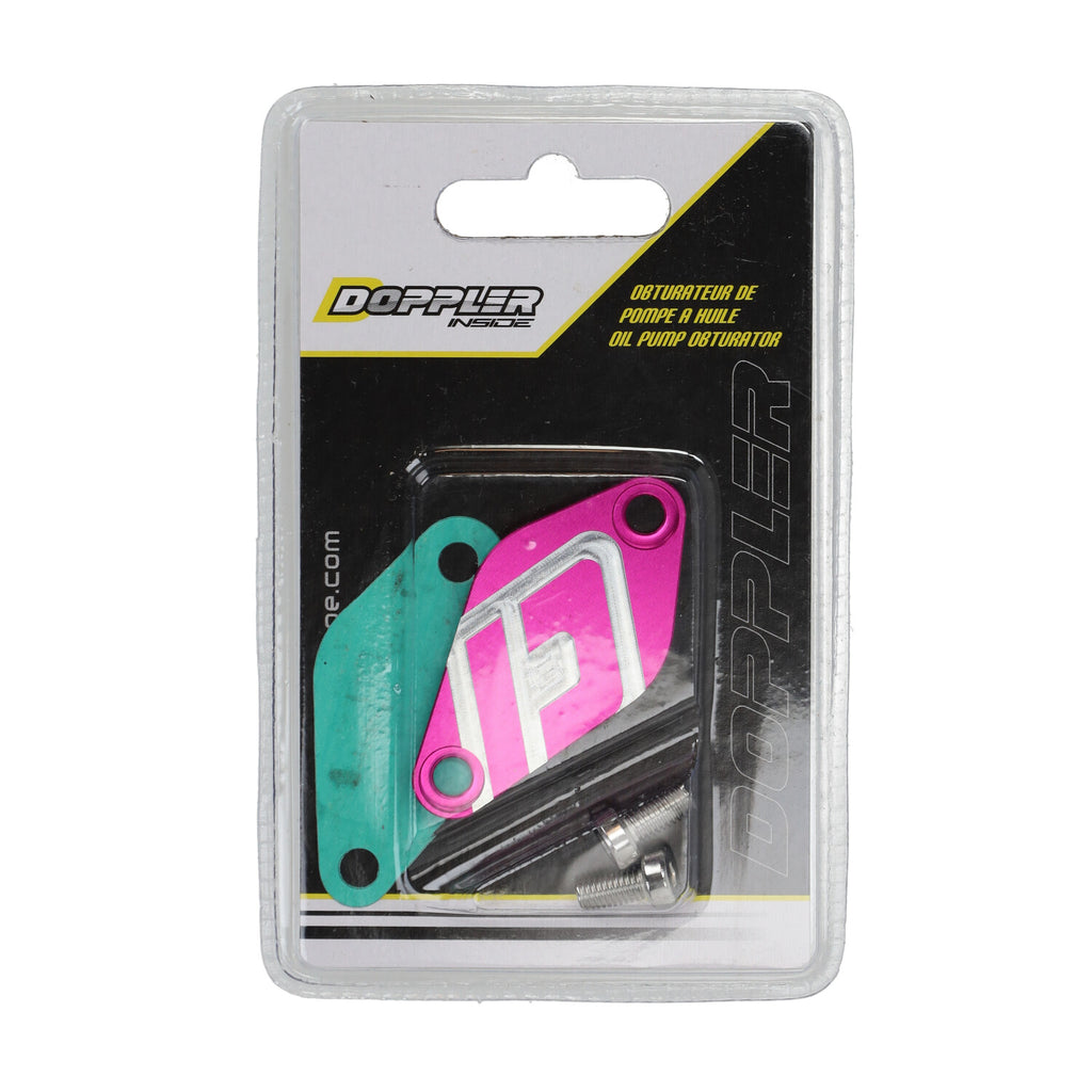 Doppler Oliepomp Afdekplaat V2 Roze Derbi Senda / Minarelli AM6