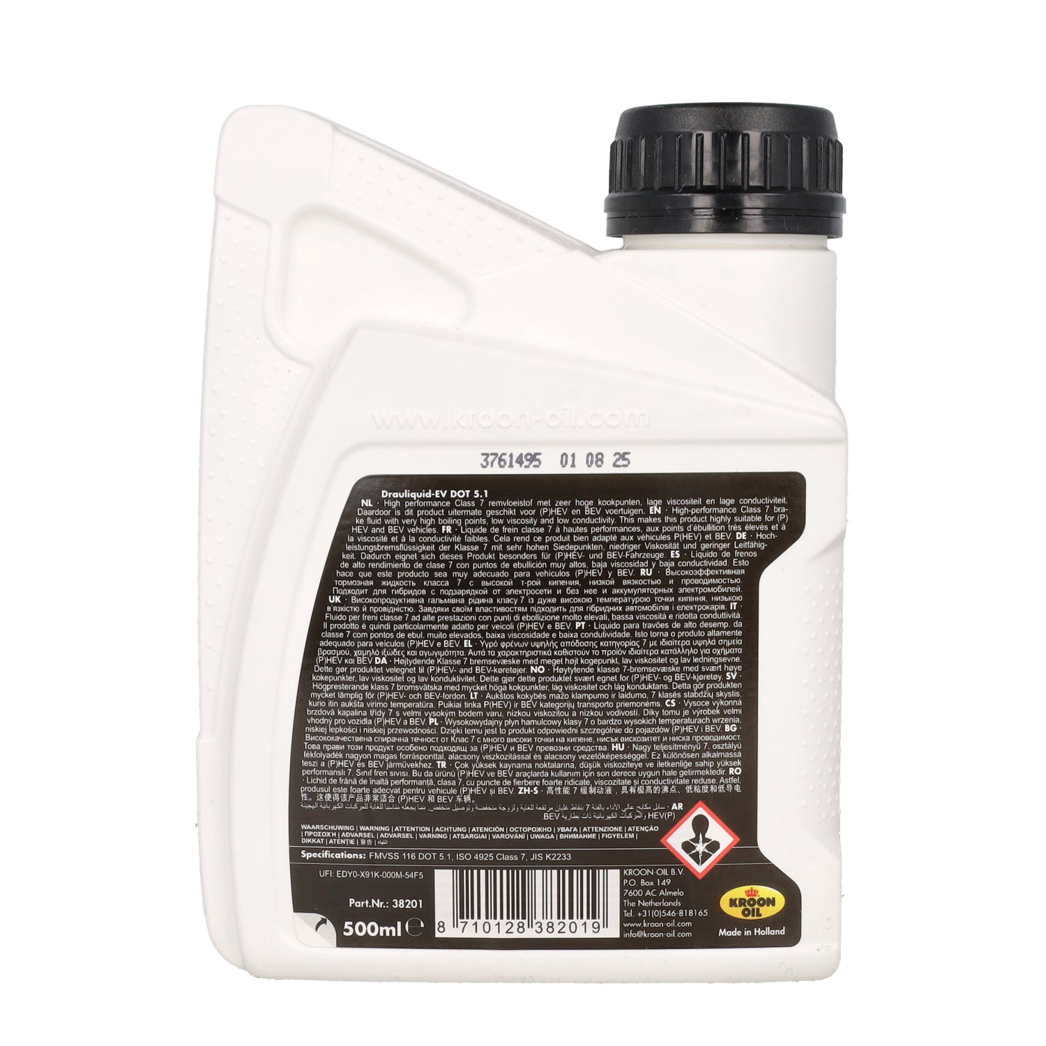 Kroon Oil DOT 5.1 Remvloeistof 500ml