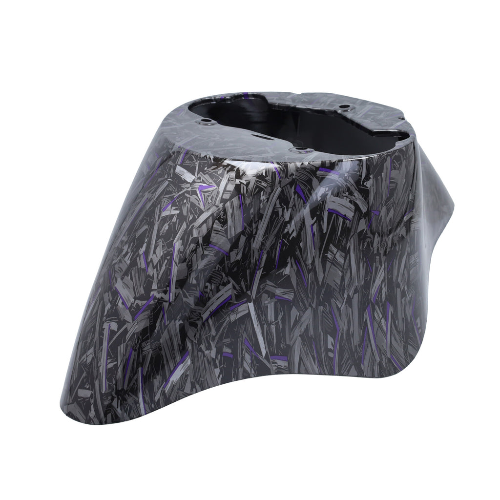 Kappenset DMP Model SP EVO-1 Forged Flakes Zwart/Zilver/Paars Glans 5-delig Piaggio Zip 100/125 / Zip2000