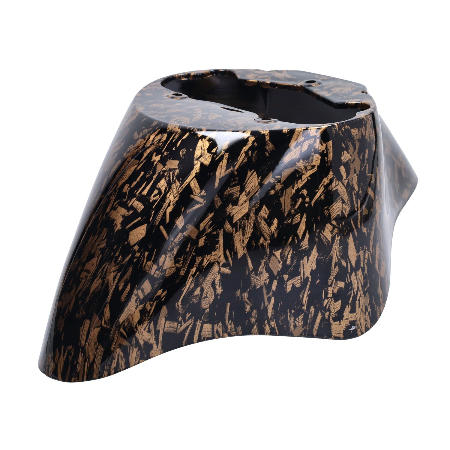 Kappenset DMP Model SP EVO-1 Forged Flakes Zwart/Goud Glans 5-delig Piaggio Zip 100/125 / Zip2000
