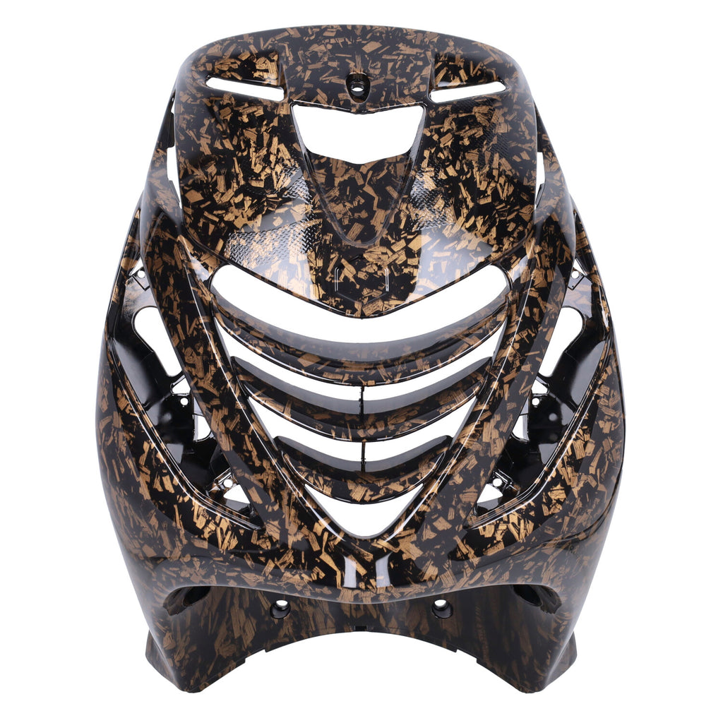 Kappenset DMP Model SP EVO-1 Forged Flakes Zwart/Goud Glans 5-delig Piaggio Zip 100/125 / Zip2000