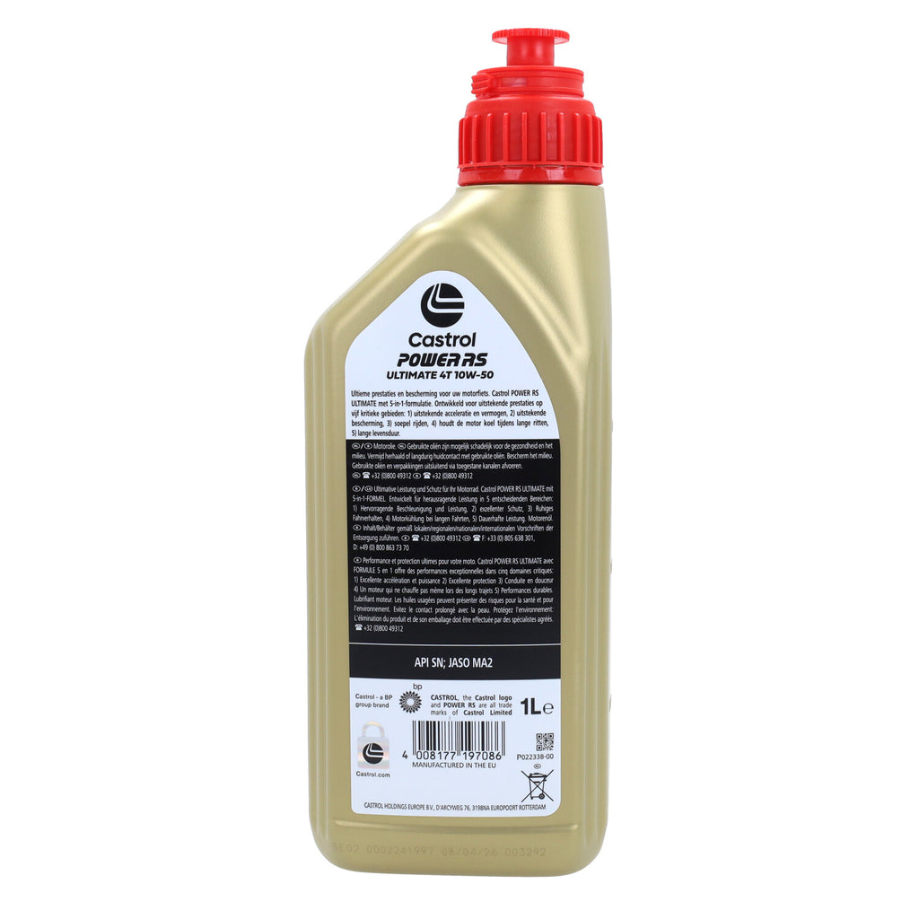 Castrol Power RS 4T 10W50 Motorolie 1 Liter