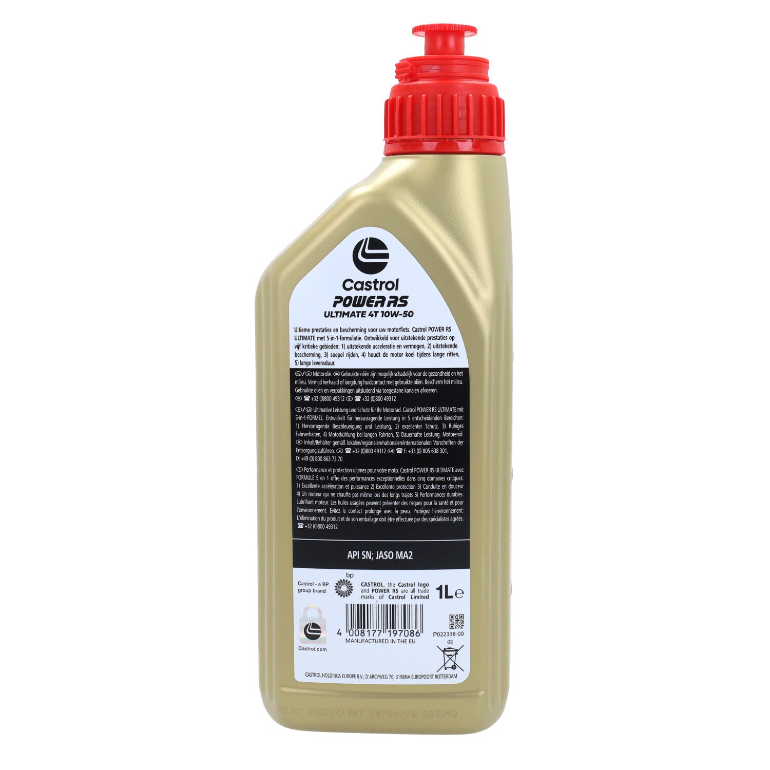 Castrol Power RS 4T 10W50 Motorolie 1 Liter