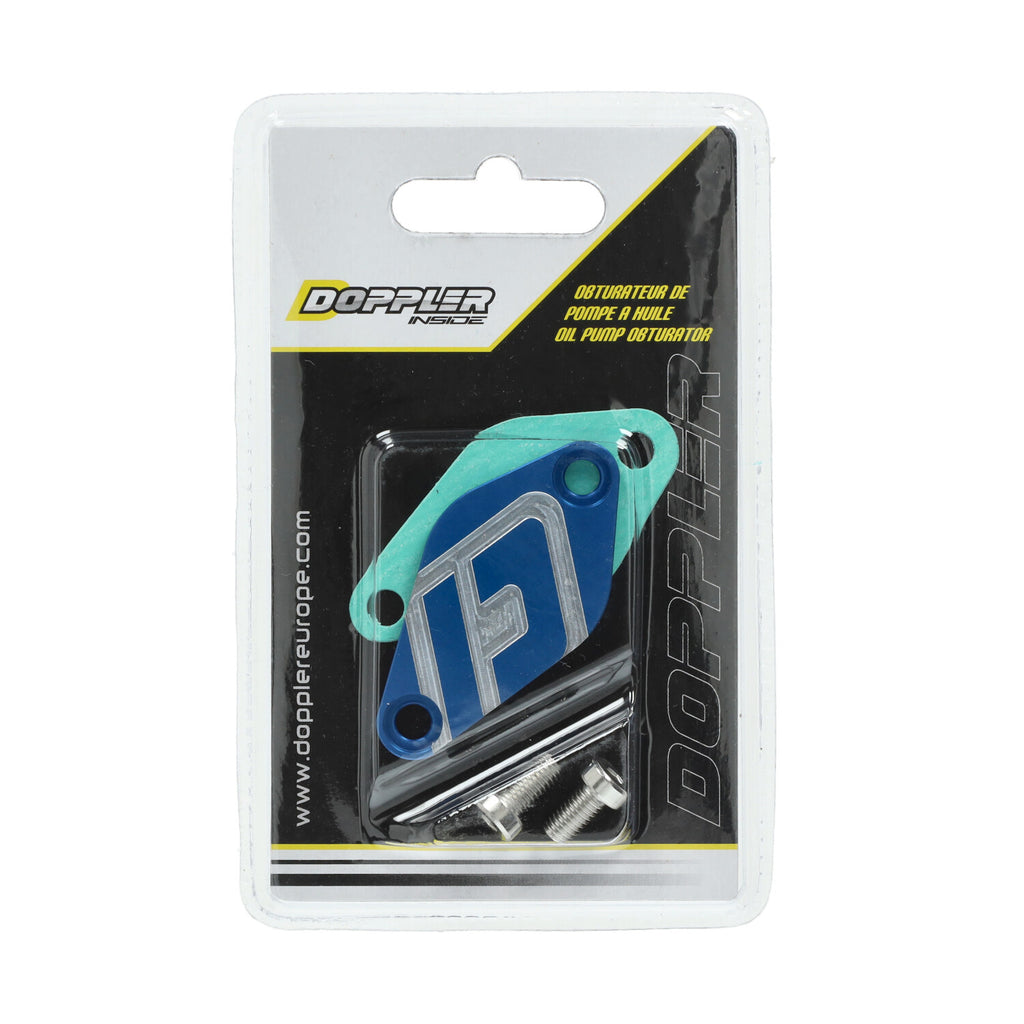 Afdekplaat Doppler Oliepomp V2 Blauw Derbi Senda / Minarelli AM6