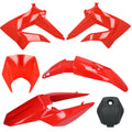 Kappenset / Plastics Set Rood 6-delig Derbi Senda DRD / X-Treme / Gilera SMT / RCR