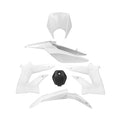 Kappenset / Plastics Set Wit 6-delig Derbi Senda DRD / X-Treme / Gilera SMT / RCR