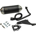 Turbokit GMAX Ovaal Uitlaat Euro 2 Piaggio Zip 4T 2V Zwart/Aluminium  Prijs