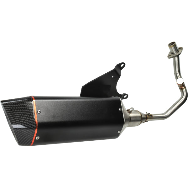 Bullet Racing Uitlaat Euro 4 Zwart/Carbon Piaggio Zip 4T 3V