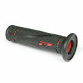 ProGrip Handvatset Zwart/Rood Made in Italy Bromfiets / Scooter