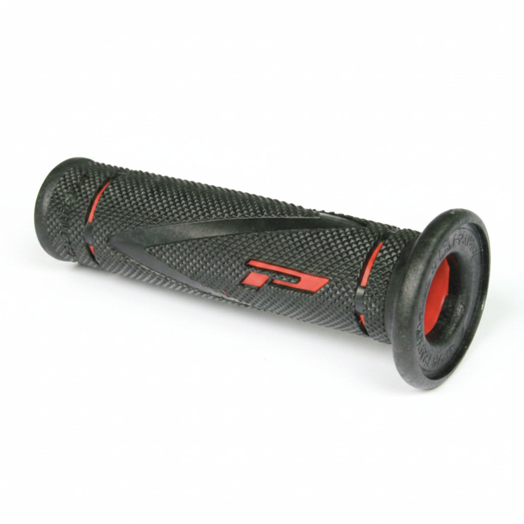 ProGrip Handvatset Zwart/Rood Made in Italy Bromfiets / Scooter