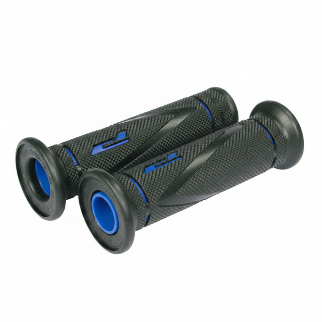 ProGrip Handvatset Zwart/Blauw Made in Italy Bromfiets / Scooter