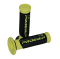 ProGrip Handvatset Zwart/Geel Made in Italy Bromfiets / Scooter