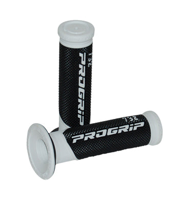 ProGrip Handvatset Zwart/Wit Made in Italy Bromfiets / Scooter