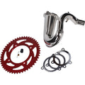 101 Octane Euro 4 Opvoerkit Uitlaatbocht + Tandwiel Chroom Beta RR50 / Beta Track 2020<