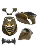 Kappenset DMP SP EVO-1 Lampparie Groen 5-delig Piaggio Zip 100 / 125 / Zip 2000