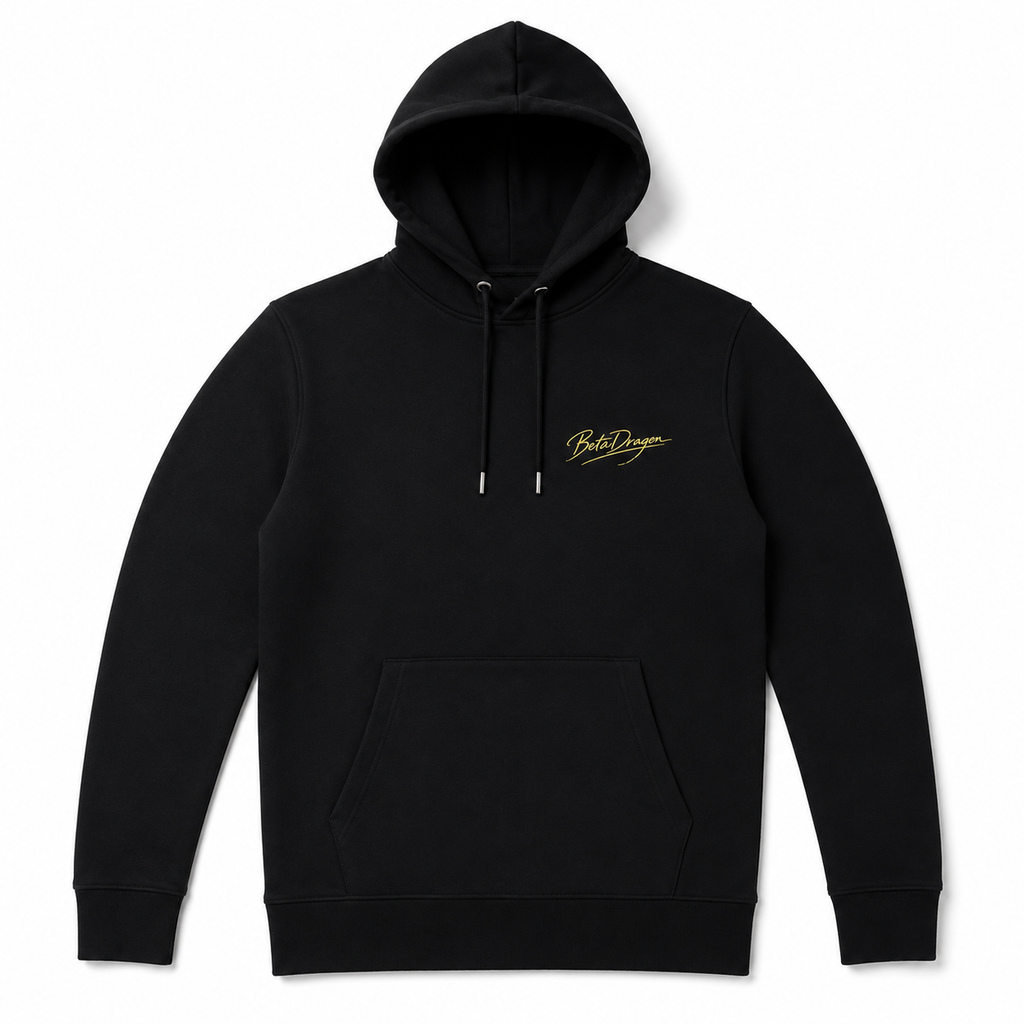 BetaDragon Hoodie – Black & Gold