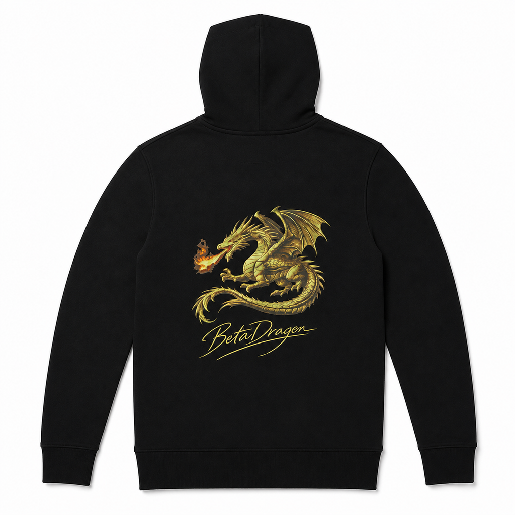 BetaDragon Hoodie – Black & Gold