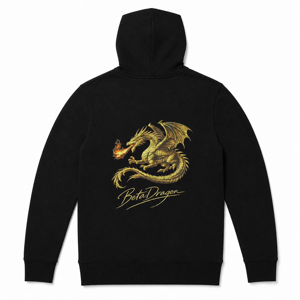 BetaDragon Hoodie – Black & Gold