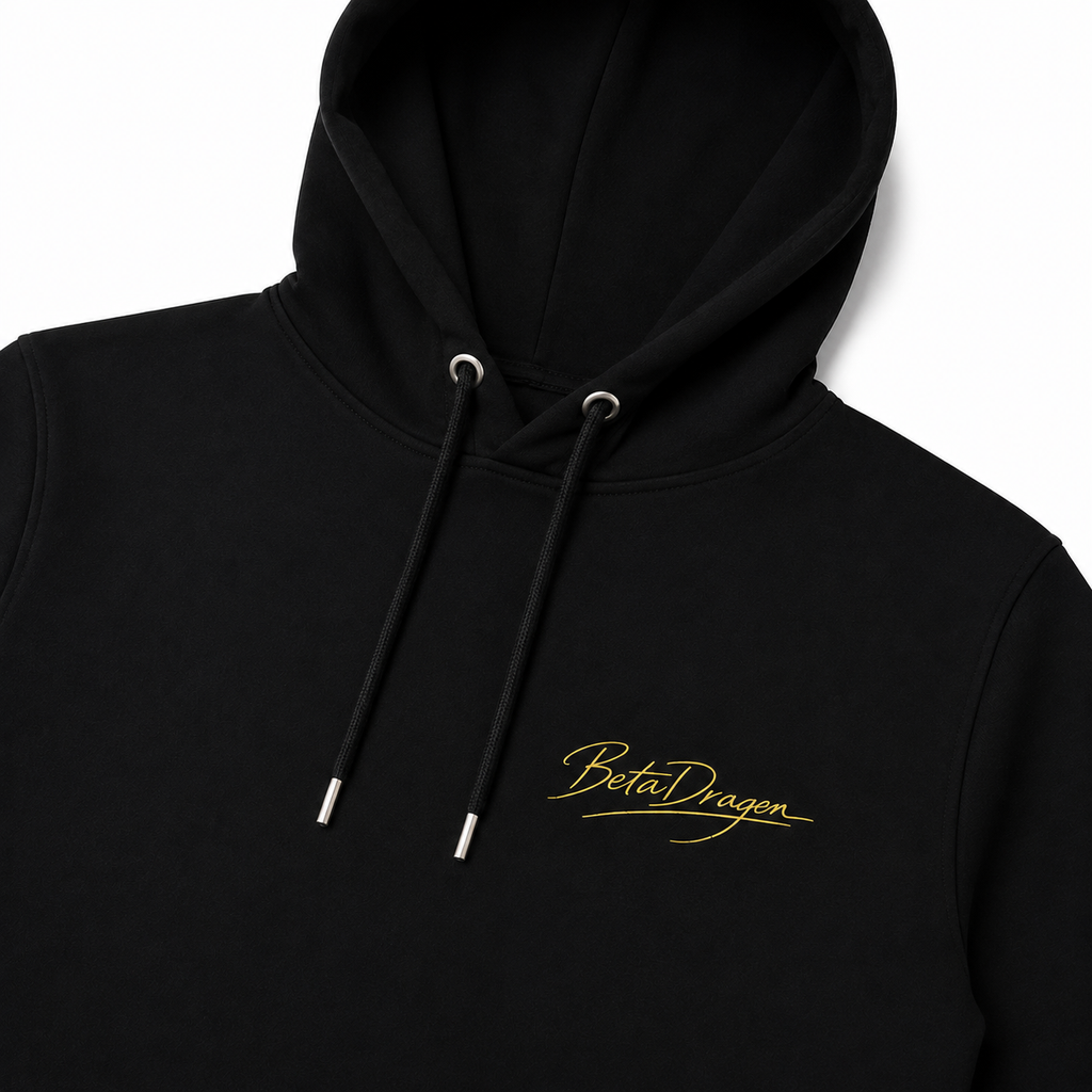 BetaDragon Hoodie – Black & Gold