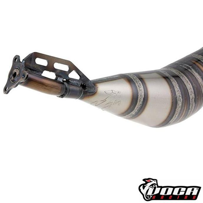 Voca Rookie 50/70cc Onderlangs Minarelli AM6 – Zwarte Einddemper
