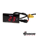Temperatuurmeter Voca Racing 0–120°C Rood