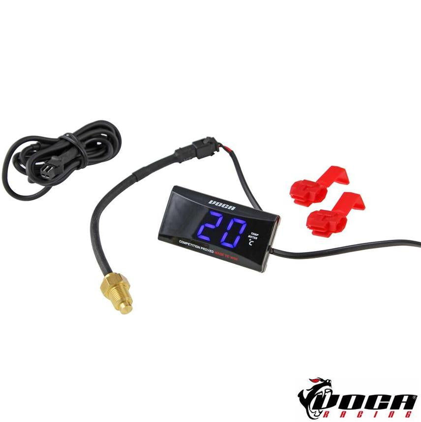 Temperatuurmeter Voca Racing 0–120°C Blauw